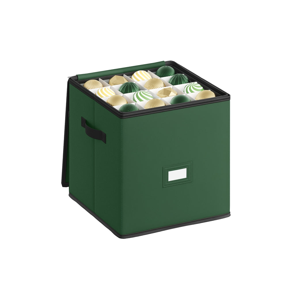 Songmics scatola portapalline natalizie 64 posti verde