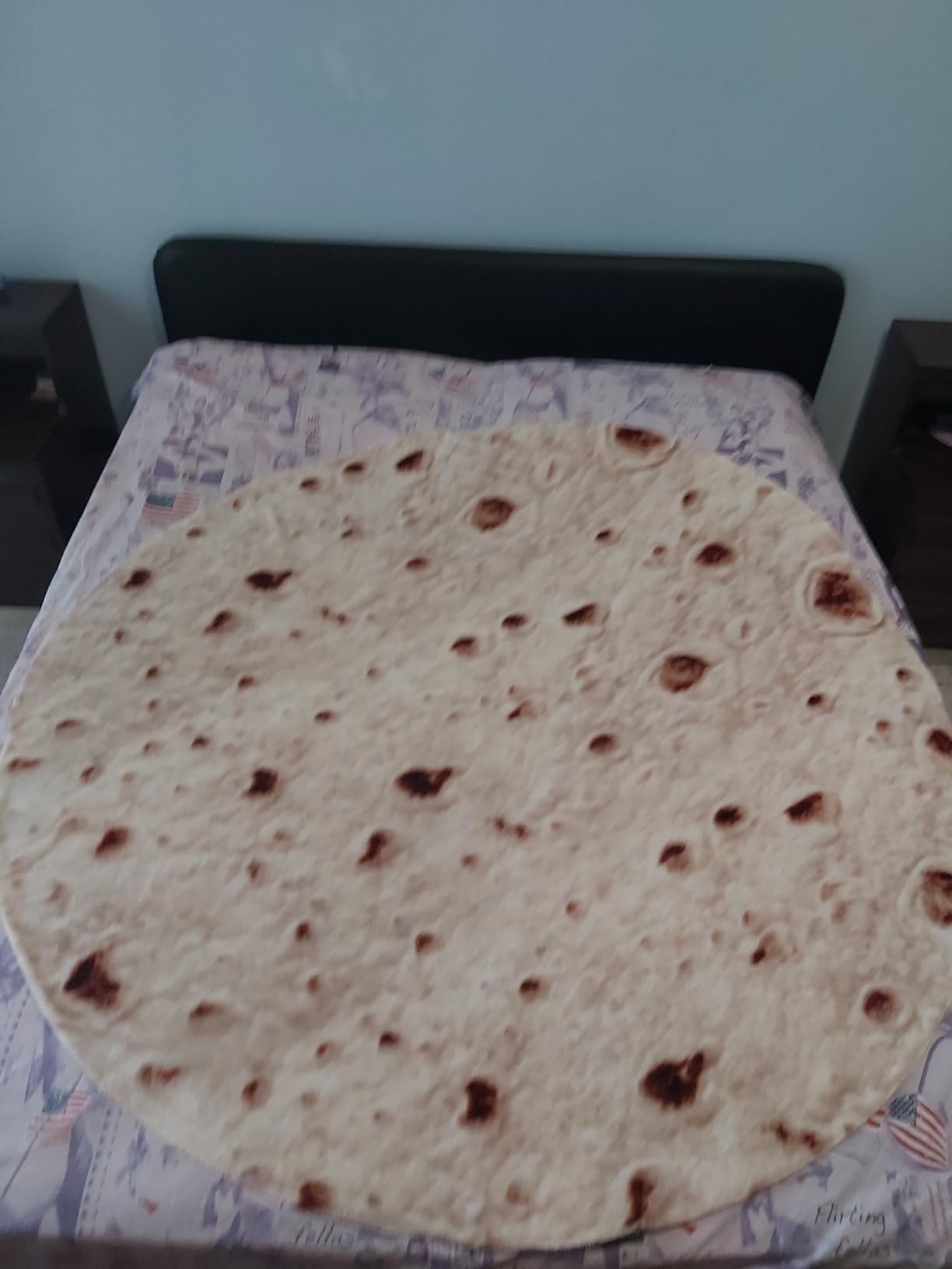 Kanguru Piadina coperta in pile 160x160 cm rotonda