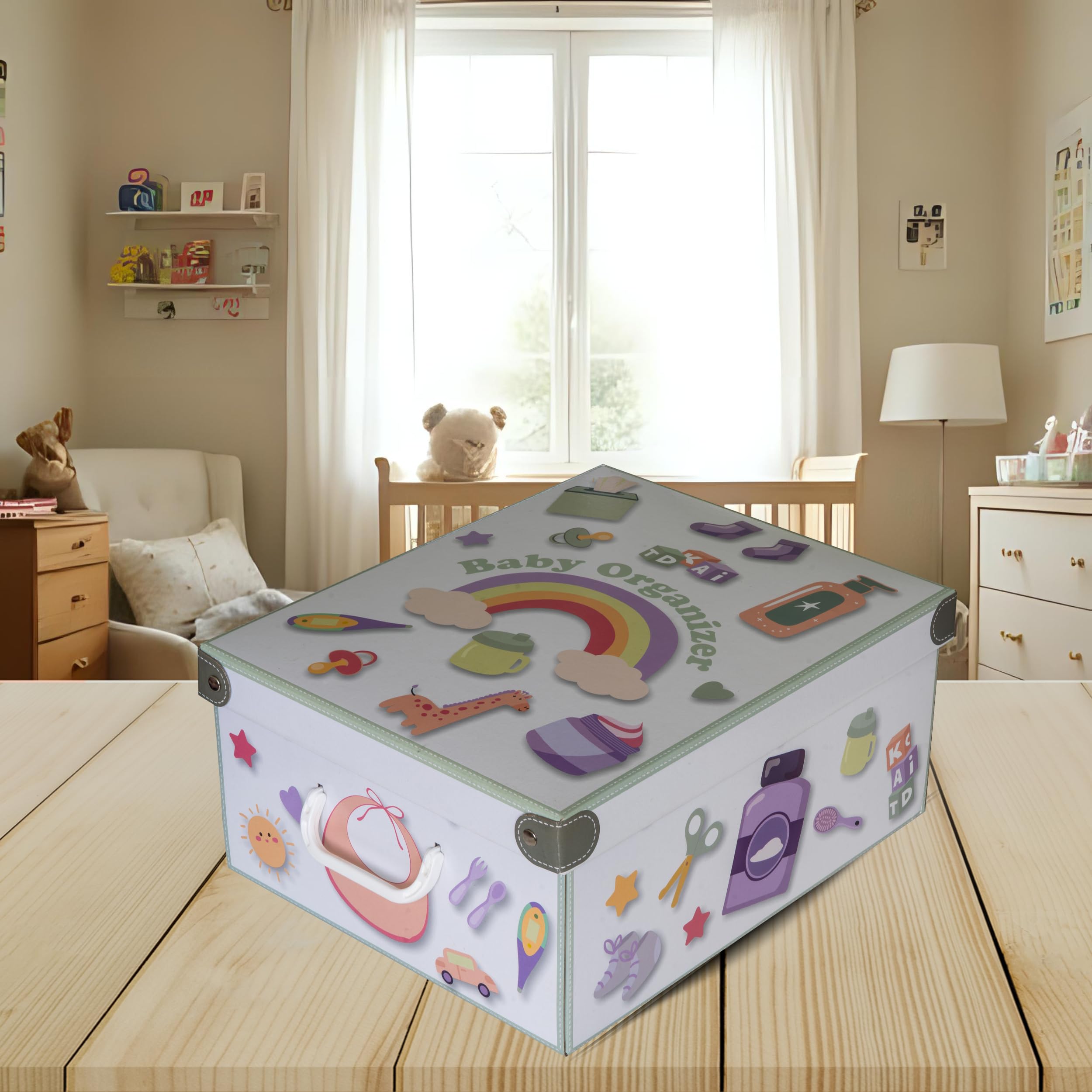 Lavatelli Baby Organizer Scatola Cartone 32x42 cm Neonati