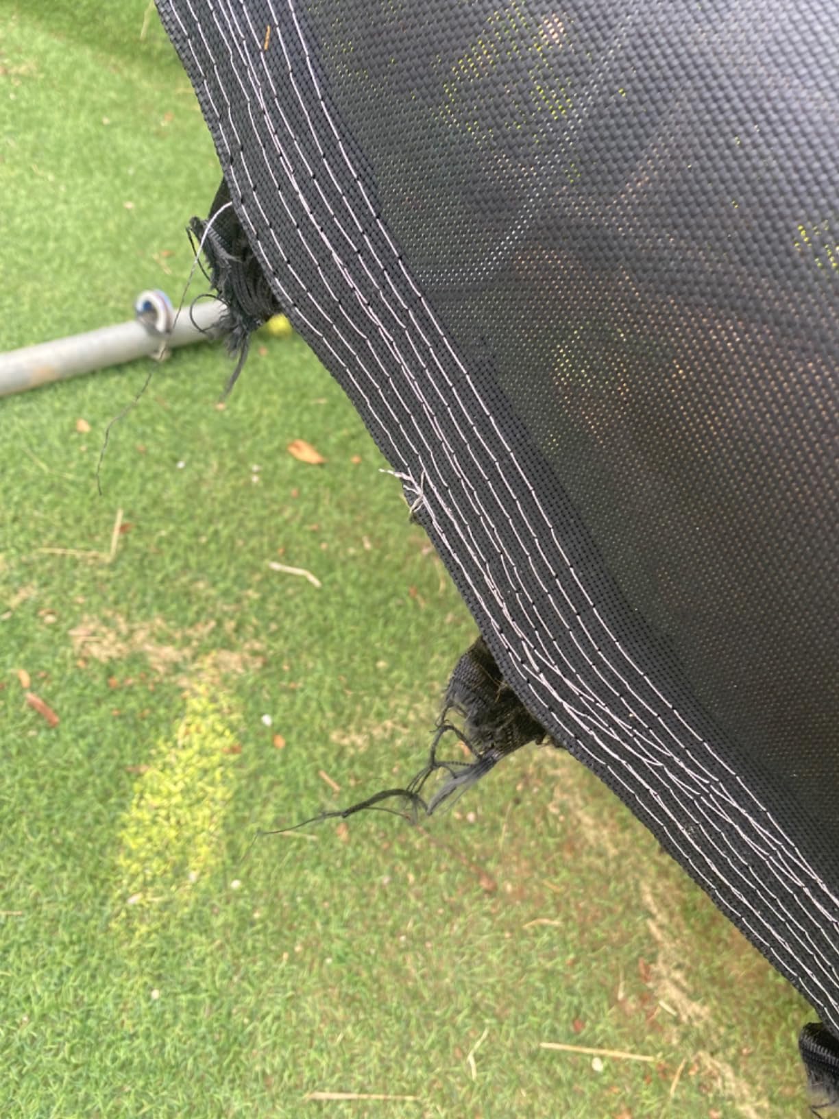 Songmics Tappeto Trampolino Ricambio Telo Ø 202 cm Nero