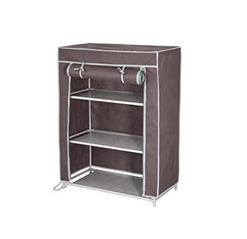 Domo Pak scarpiera tessuto 3 ripiani 61x30x80 cm
