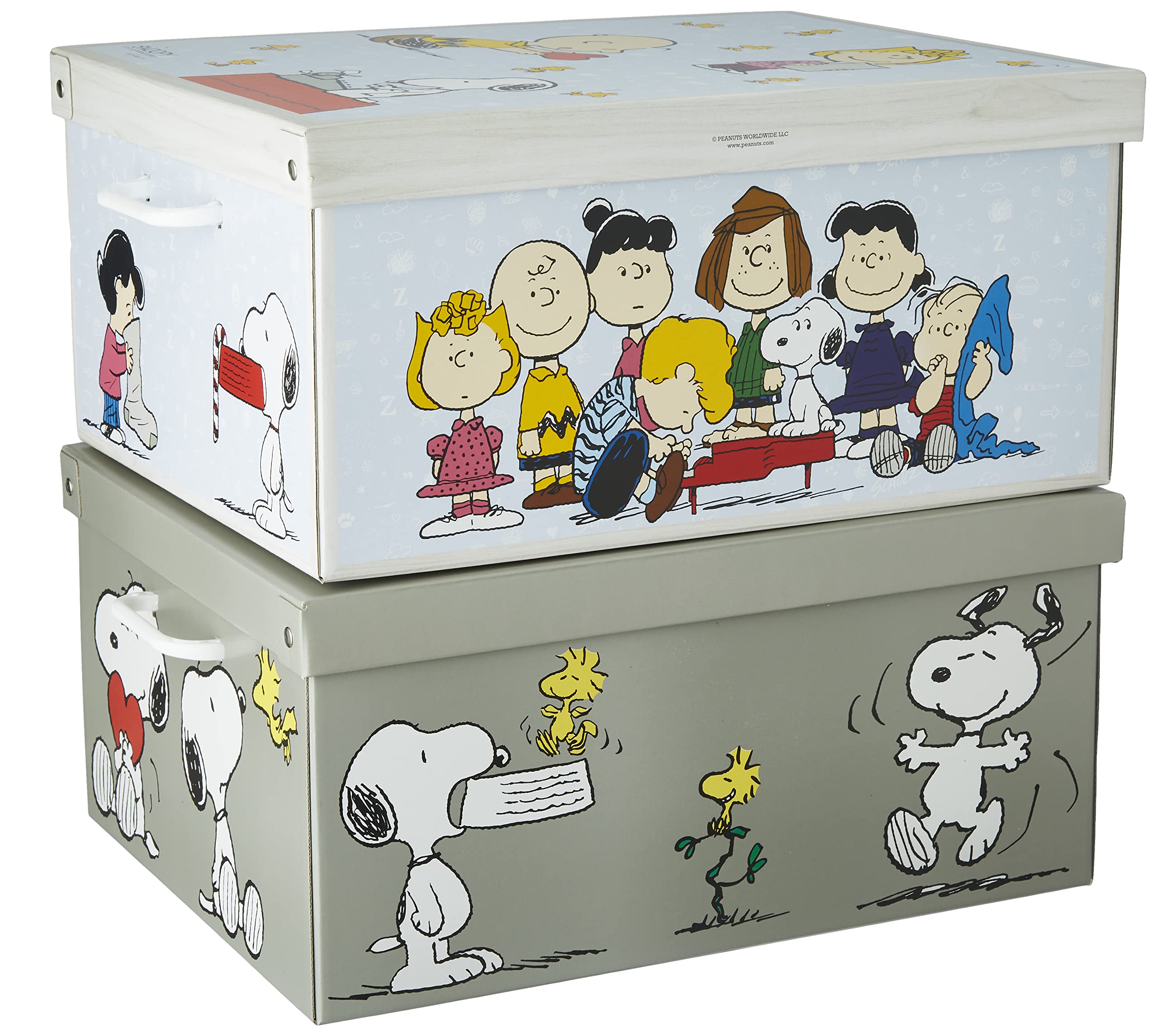 Lavatelli Snoopy Mix scatole armadio cartone 49x40x24 cm 2 pezzi