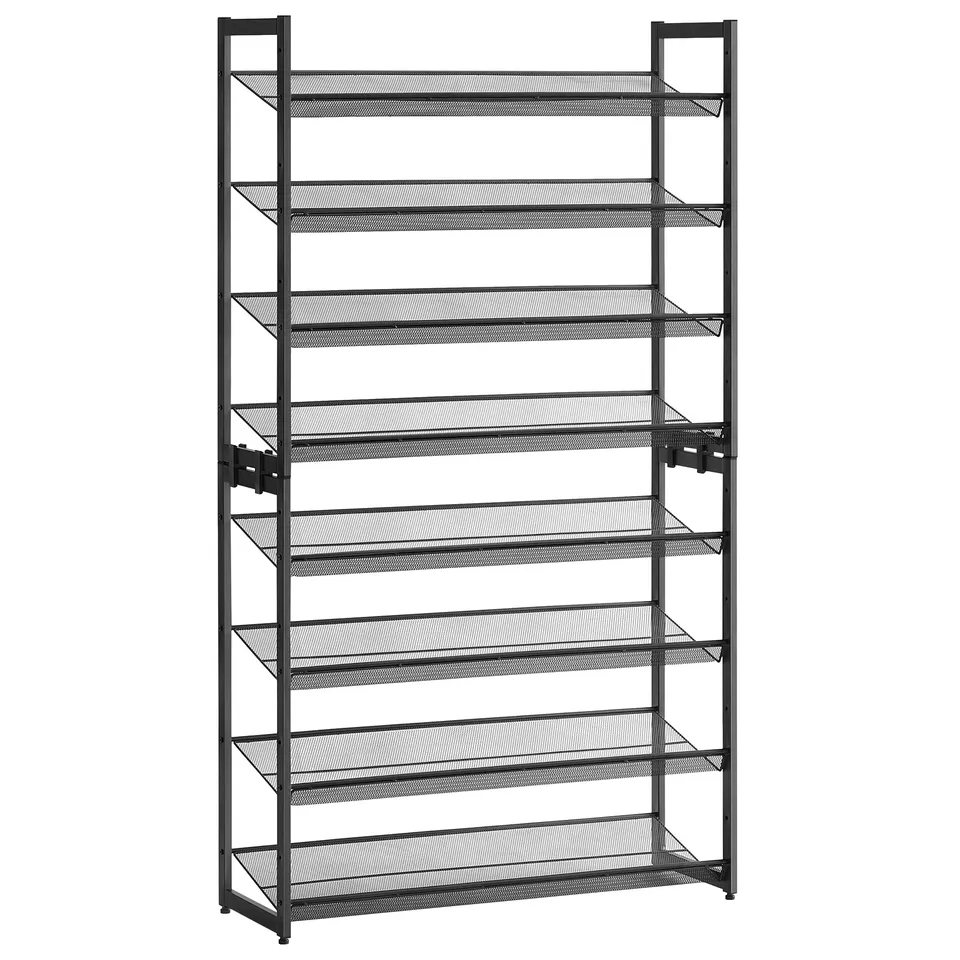 Songmics Scaffale Scarpiera Metallo 8 Ripiani Salvaspazio
