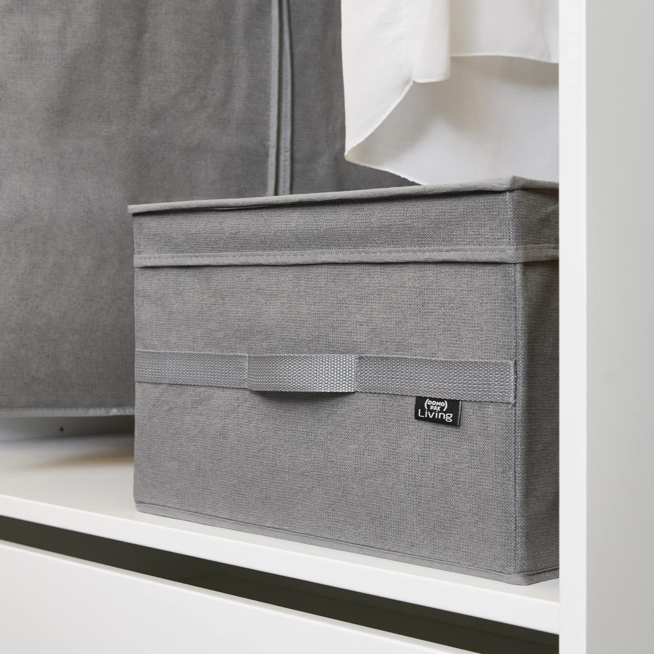 Domopak Living scatola guardaroba grigio 38x50x24 cm