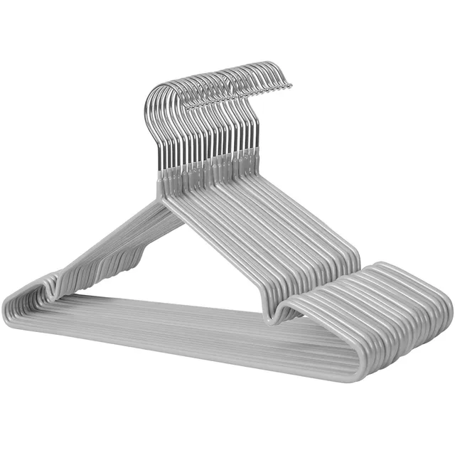 Songmics CRI33G20 grucce metallo 20 pezzi grigio antiscivolo