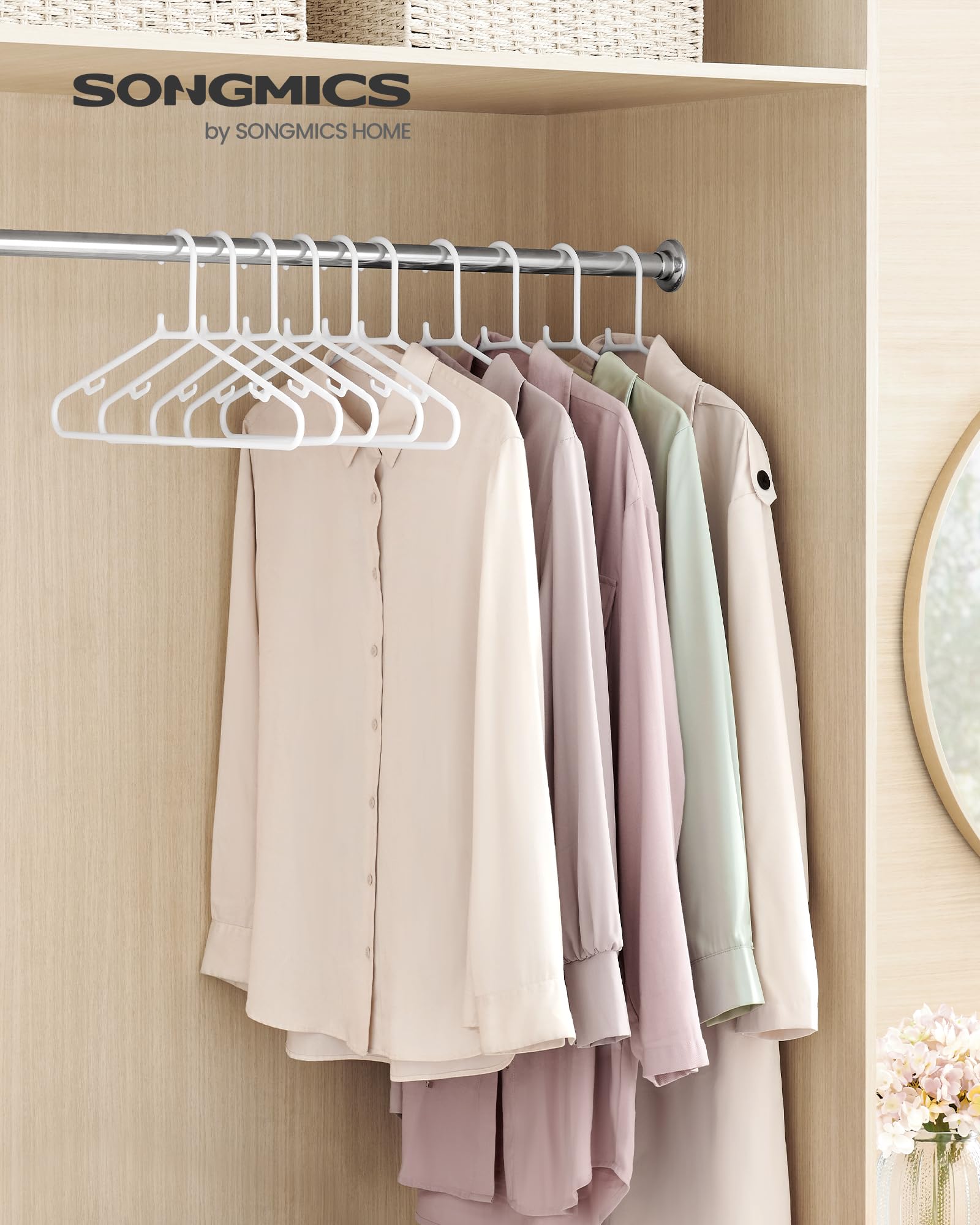 Songmics CRP009W30 Grucce Bianche 30 Pezzi Salvaspazio