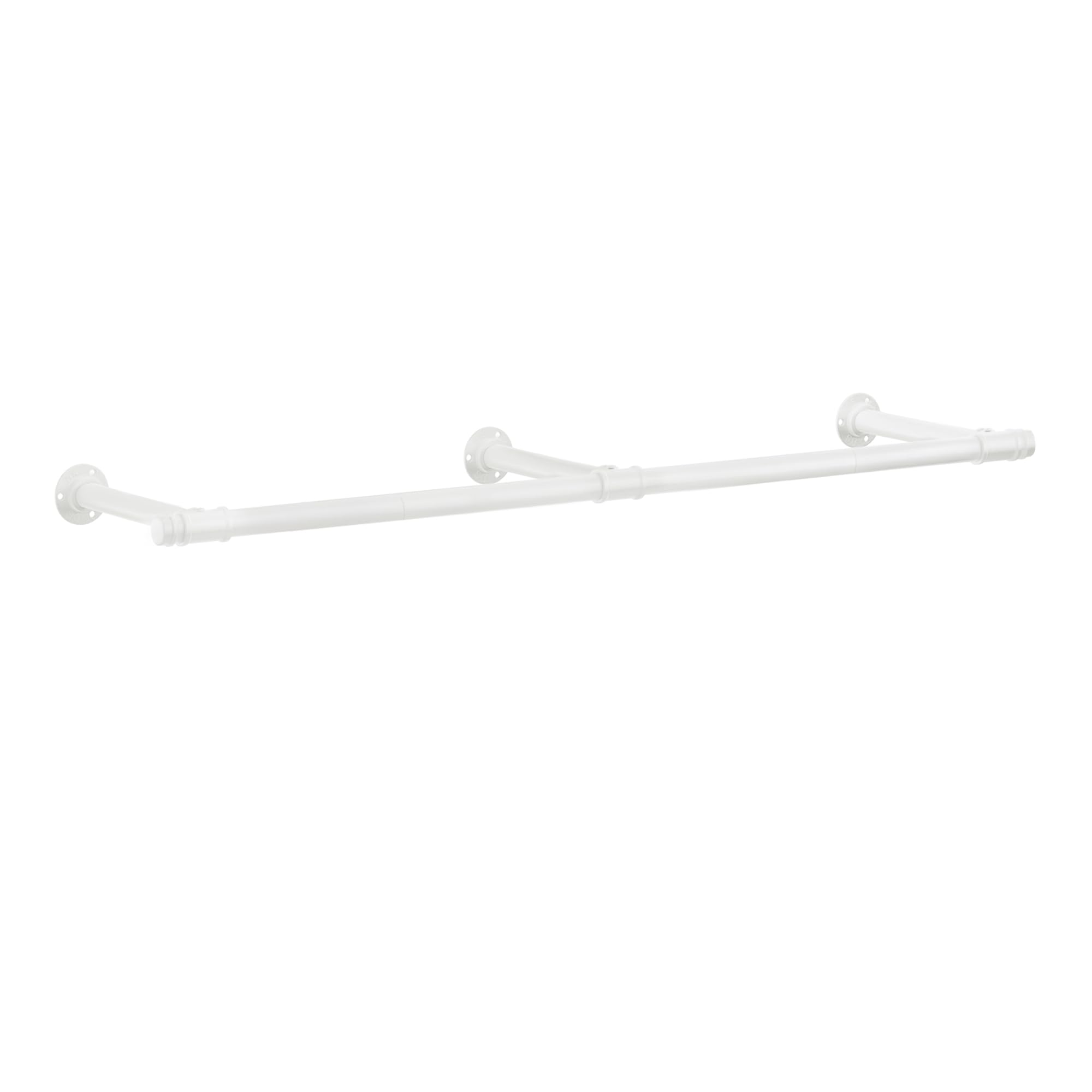 Songmics HSR104W01 attaccapanni muro 170 cm bianco 68 kg