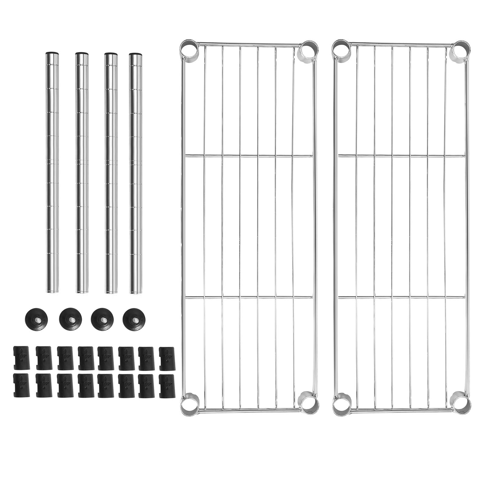 Songmics LGR21SV portaspezie banco argento 40 cm