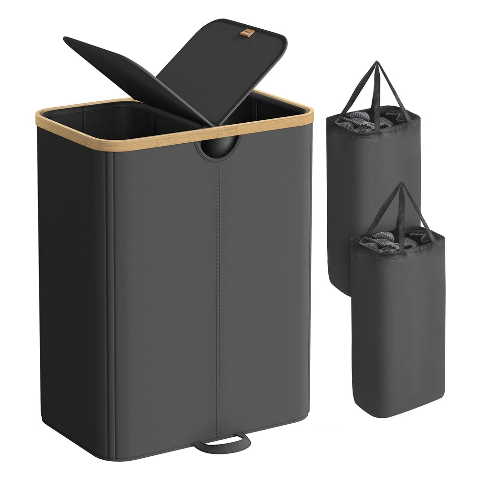Songmics ULCB523B01 cesto portabiancheria 150 L nero