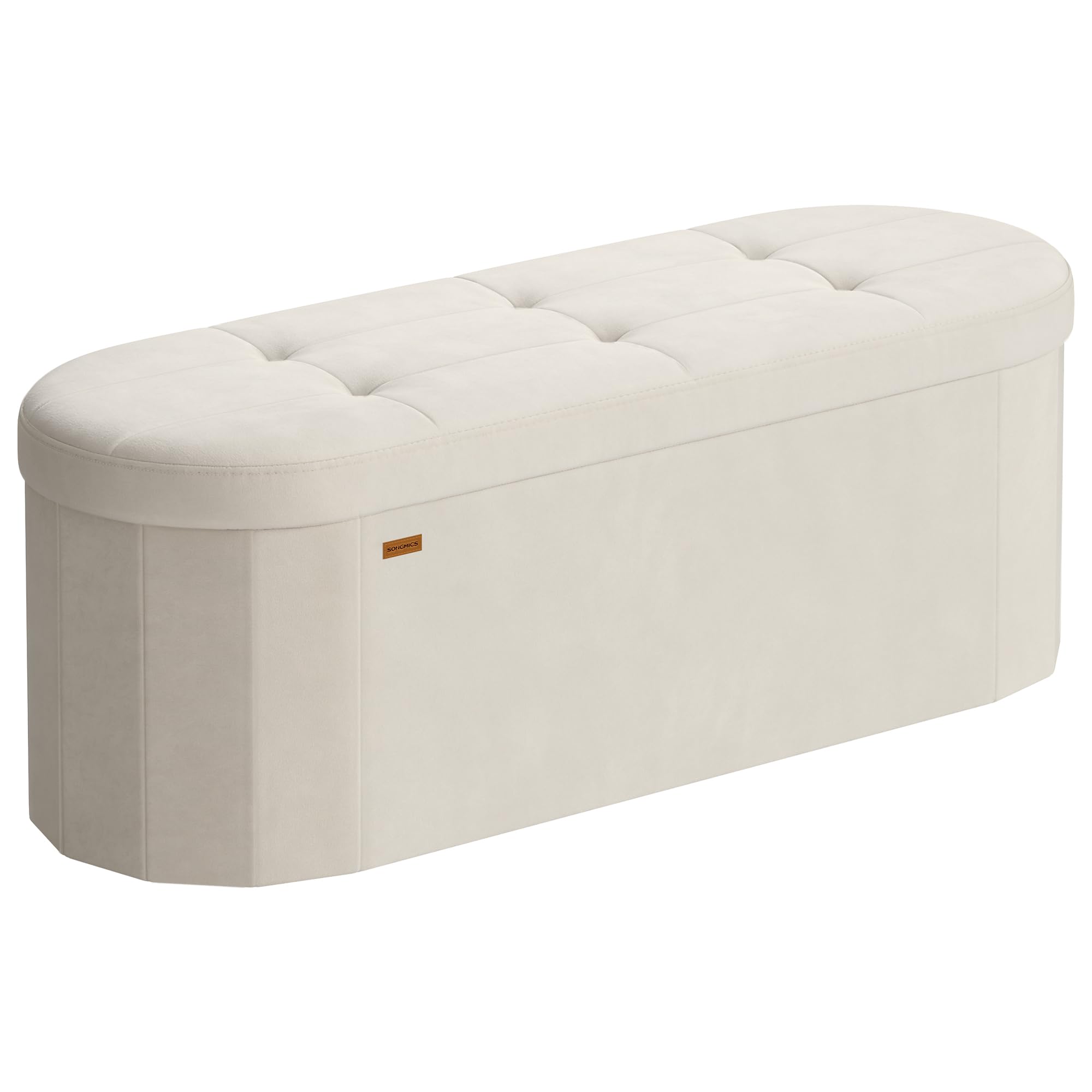 SONGMICS LSF297GN01 Pouf Contenitore Grigio Ardesia 110 L