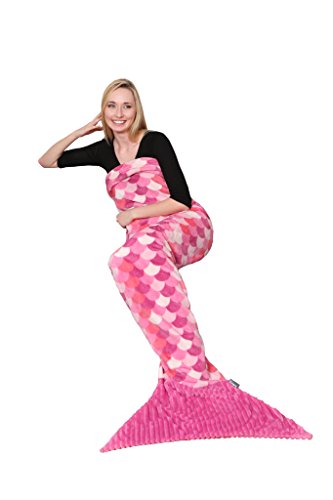 Kanguru Sirena Coperta Turchese Taglia Unica Microfibra