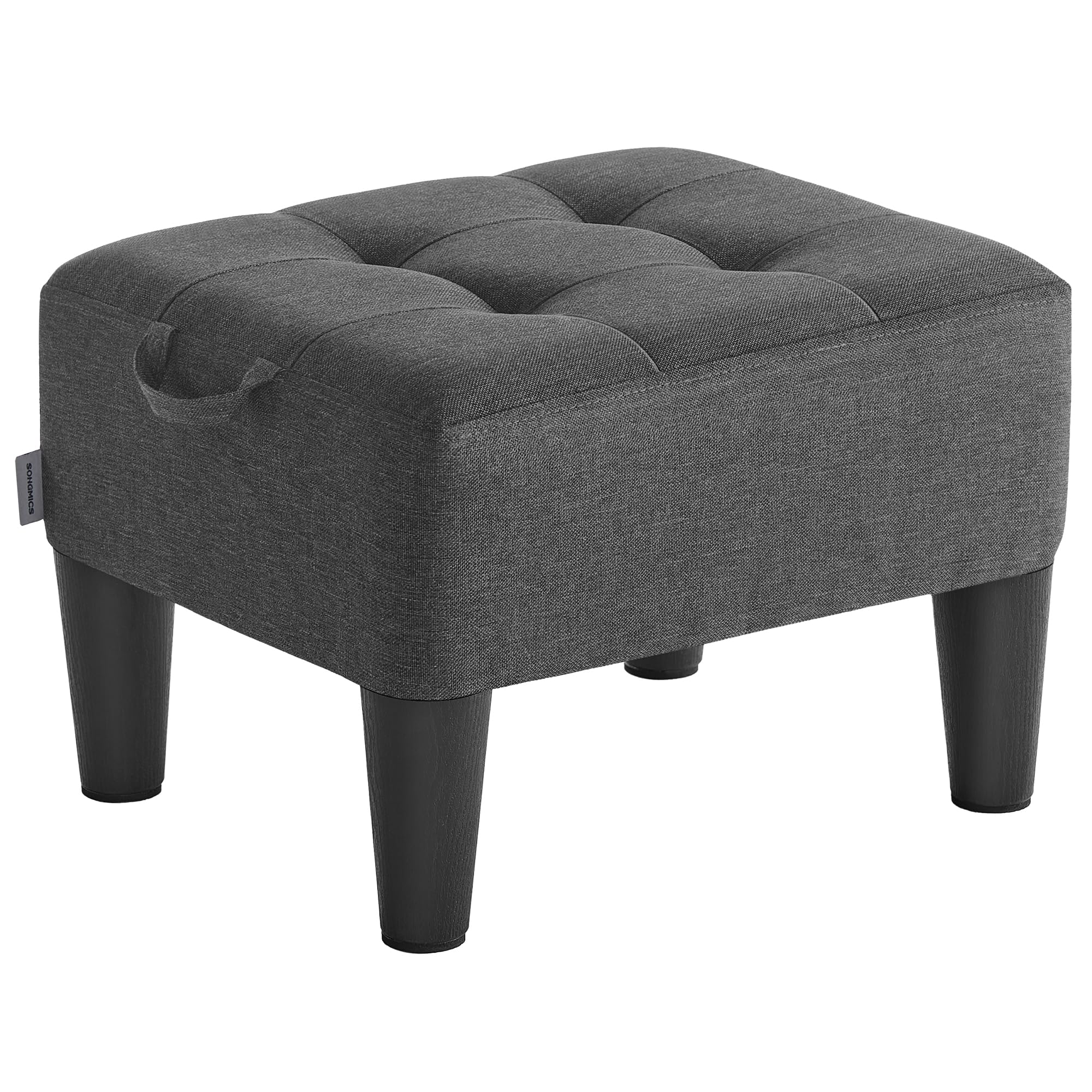 Songmics LOM501W01 Pouf Contenitore Velluto Beige 40 cm