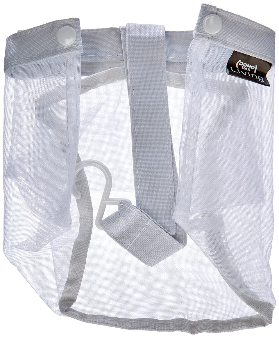 Domopak Living Cestino Portamollette Bianco con 20 Mollette