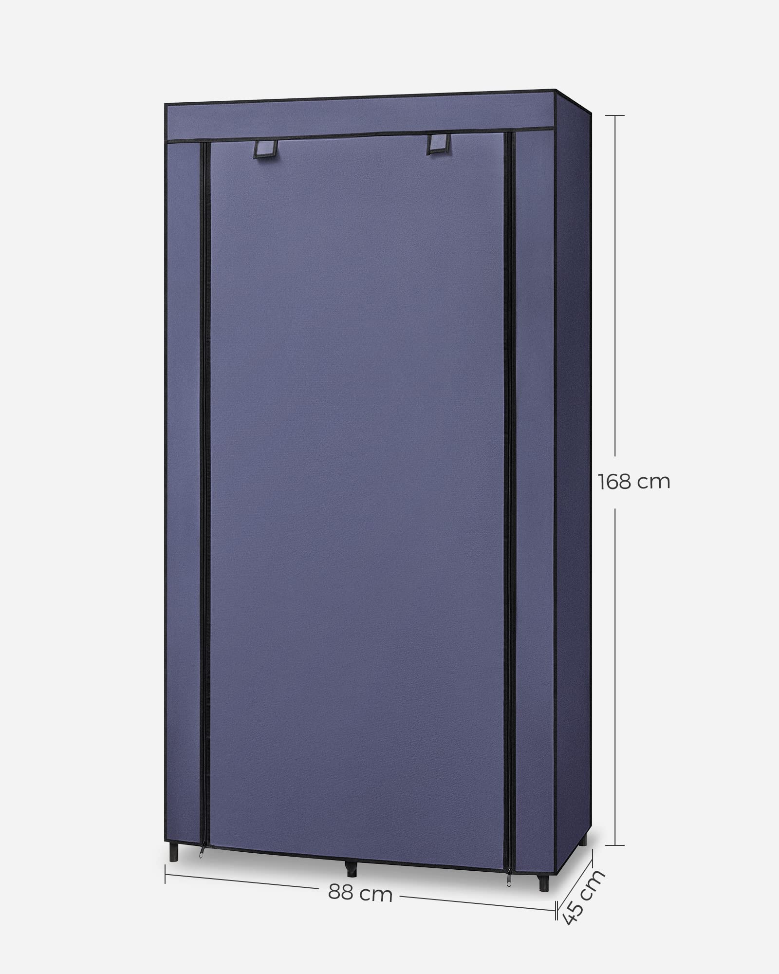 Songmics RYG084I02 guardaroba blu 45x88x168 cm