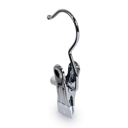 Domopak Living appendini con pinza acciaio set 4 pezzi 11 cm
