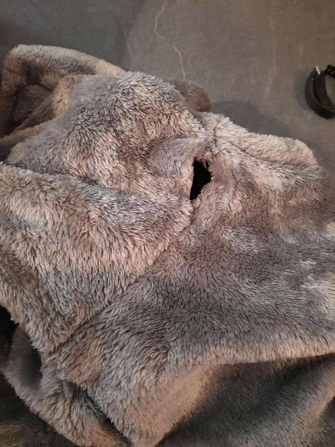 Kanguru Kangurone Fluffi felpone con maniche grigio