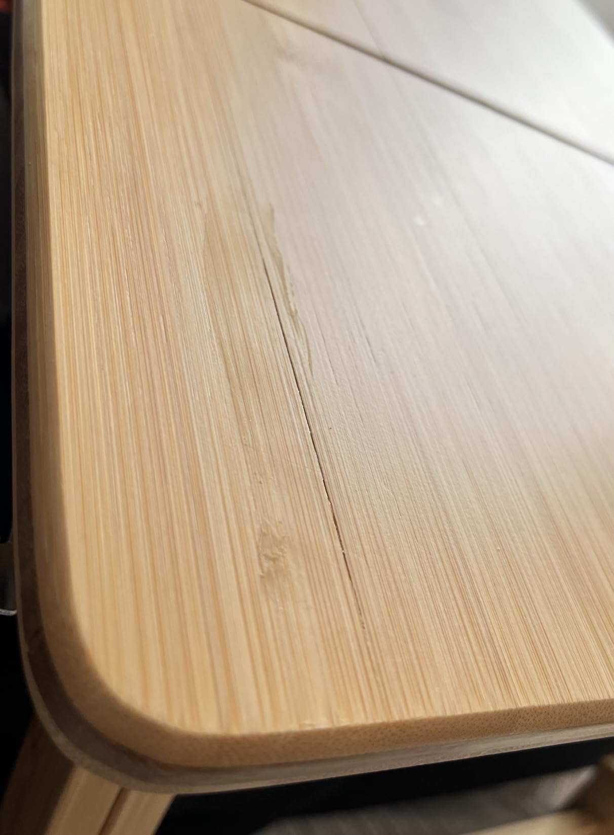 Songmics LLD01N Tavolino Bambù Letto Laptop Inclinabile Naturale