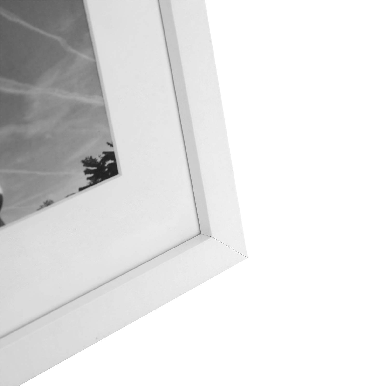 Songmics RPF006W01 Cornice Portafoto Bianco 3 Foto 10x15 Vetro