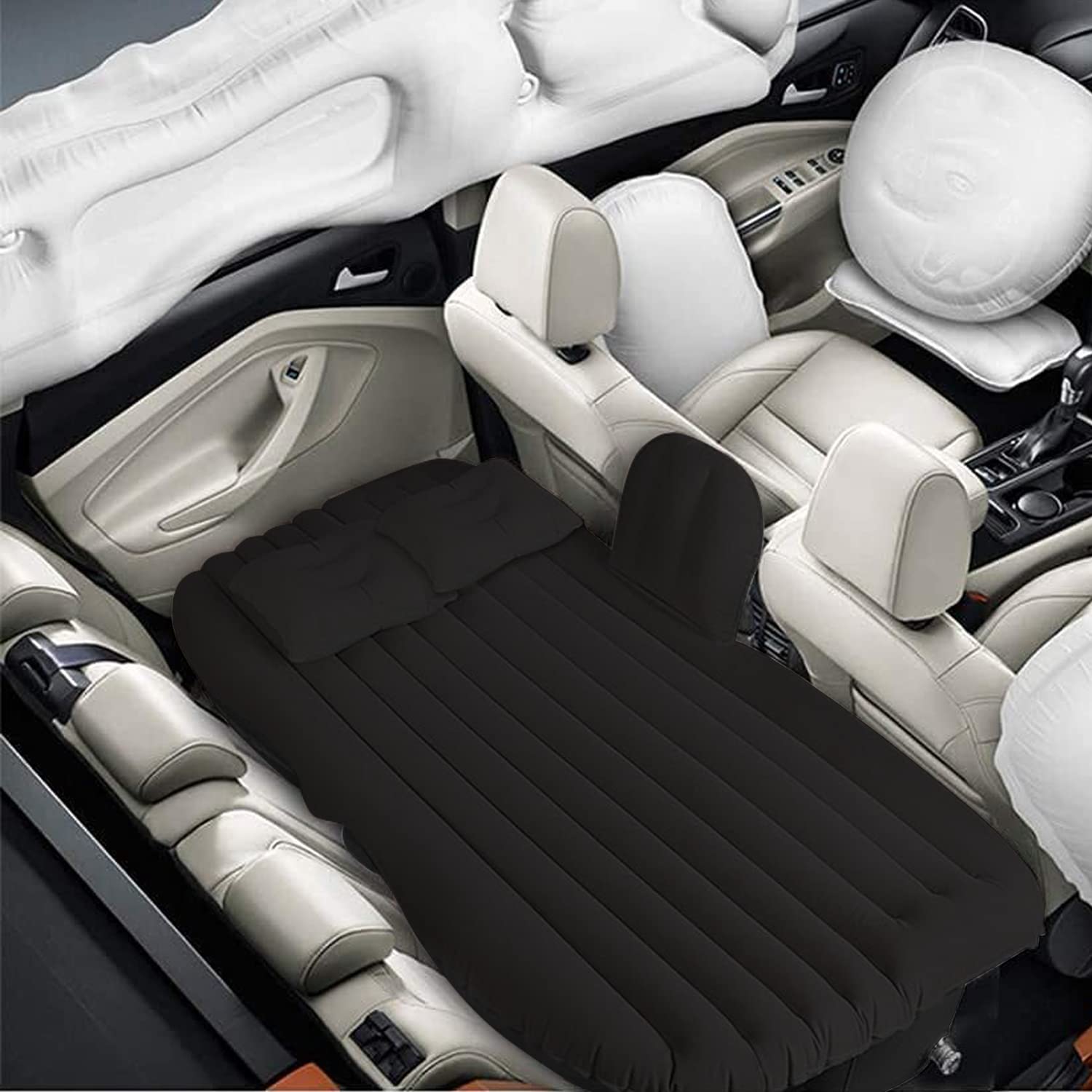 Ediesi materasso auto gonfiabile nero 140x80 pompa