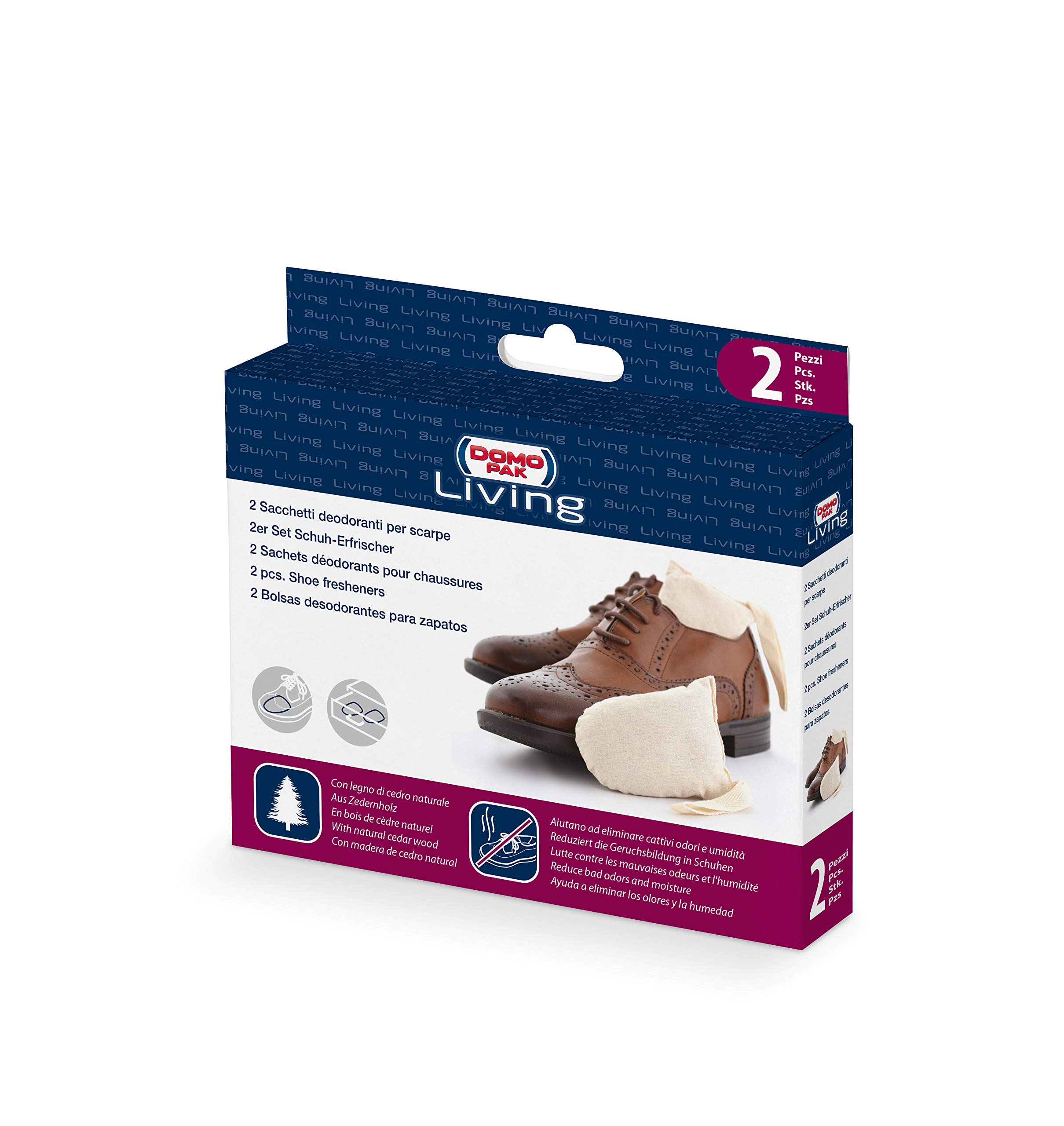 Domopak Living sacchetti profumati antitarme cedro set 2 pezzi